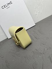 	 Bagsaaa Celine Mini Triomphe Yellow Bag - 11x8x4cm - 4