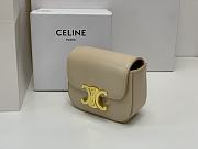 	 Bagsaaa Celine Mini Triomphe Beige Bag - 11x8x4cm - 6