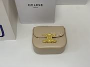 	 Bagsaaa Celine Mini Triomphe Beige Bag - 11x8x4cm - 3