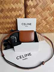 	 Bagsaaa Celine Mini Triomphe Brown Bag - 11x8x4cm - 5