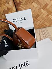 	 Bagsaaa Celine Mini Triomphe Brown Bag - 11x8x4cm - 2