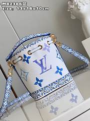 Bagsaaa Louis Vuitton By The Pool Bucket Blue Bag - 16x13x10cm - 3
