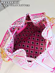 	 Bagsaaa Louis Vuitton By The Pool Bucket Pink Bag - 16x13x10cm - 6