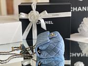 Bagsaaa Chanel Denim Flap Bag - 20x13x7cm - 5