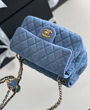 Bagsaaa Chanel Denim Flap Bag - 20x13x7cm - 2