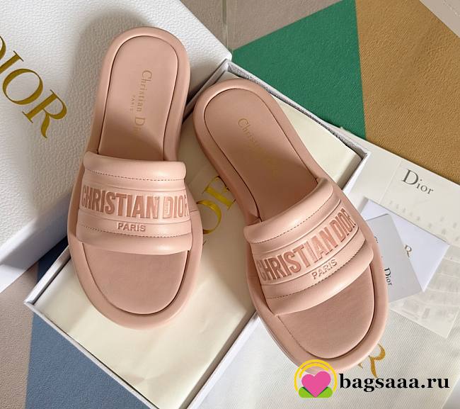 	 Bagsaaa Dior Every D Slides Pink - 1
