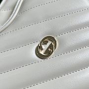 Bagsaaa Gucci Interlocking G mini white heart bag - 20x17.5x6.5cm - 2