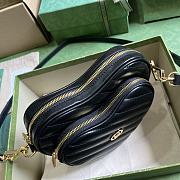	 Bagsaaa Gucci Interlocking G mini Black heart bag - 20x17.5x6.5cm - 3