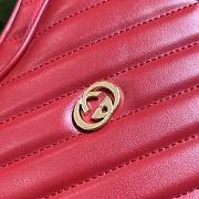	 Bagsaaa Gucci Interlocking G mini red heart bag - 20x17.5x6.5cm - 5