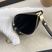 Bagsaaa Louis Vuitton Key Pouch Black Monogram - 12 x 7 x 1.5 cm - 4