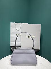 	 Bagsaaa Dior Small Key Blue Box Calfskin Bag - 22 x 12.5 x 12cm - 3