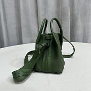 Bagsaaa Loro Piana Bale Green Bucket Bag - 14*14*18cm - 5