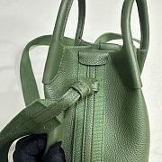 Bagsaaa Loro Piana Bale Green Bucket Bag - 14*14*18cm - 2