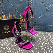 	 Bagsaaa Versace Crystal High Heel Sandals In Hot Pink - 2