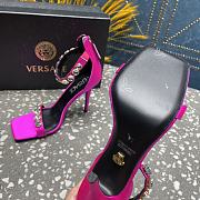 	 Bagsaaa Versace Crystal High Heel Sandals In Hot Pink - 3