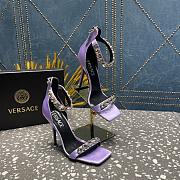 	 Bagsaaa Versace Crystal High Heel Sandals In Light Pink - 6