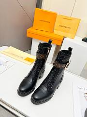Bagsaaa Louis Vuitton Wonderland Black Ranger Long Boots - 4
