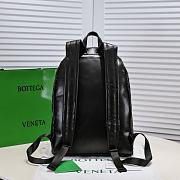 Bagsaaa Bottega Veneta Intrecciato black leather backpack - 32*43cm - 3