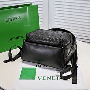 Bagsaaa Bottega Veneta Intrecciato black leather backpack - 32*43cm - 4