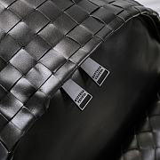 Bagsaaa Bottega Veneta Intrecciato black leather backpack - 32*43cm - 6