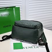 	 Bagsaaa Bottega Veneta Intrecciato Dark Green leather backpack - 32*43cm - 5