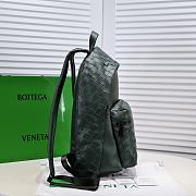 	 Bagsaaa Bottega Veneta Intrecciato Dark Green leather backpack - 32*43cm - 3
