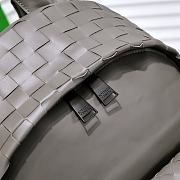 	 Bagsaaa Bottega Veneta Intrecciato grey leather backpack - 32*43cm - 6