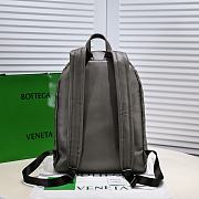 	 Bagsaaa Bottega Veneta Intrecciato grey leather backpack - 32*43cm - 5