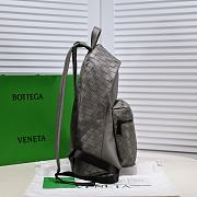 	 Bagsaaa Bottega Veneta Intrecciato grey leather backpack - 32*43cm - 2