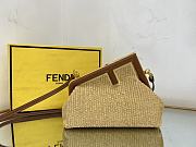 Bagsaaa Fendi Frist Raffia Leather - 26*9.5*18cm - 1