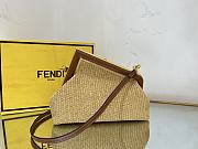 Bagsaaa Fendi Frist Raffia Leather - 26*9.5*18cm - 5