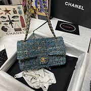 	 Bagsaaa Chanel Medium Flap Bag Tweed Leather - 25cm - 1