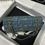 	 Bagsaaa Chanel Medium Flap Bag Tweed Leather - 25cm - 5