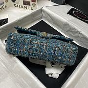 	 Bagsaaa Chanel Medium Flap Bag Tweed Leather - 25cm - 4