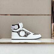 Bagsaaa Louis Vuitton High Top Grey Sneakers - 5