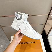 	 Bagsaaa Louis Vuitton High Top White Sneakers - 2