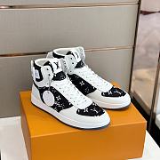 	 Bagsaaa Louis Vuitton High Top Black Sneakers - 1