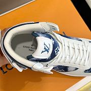	 Bagsaaa Louis Vuitton High Top Blue Sneakers - 4