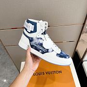 	 Bagsaaa Louis Vuitton High Top Blue Sneakers - 5