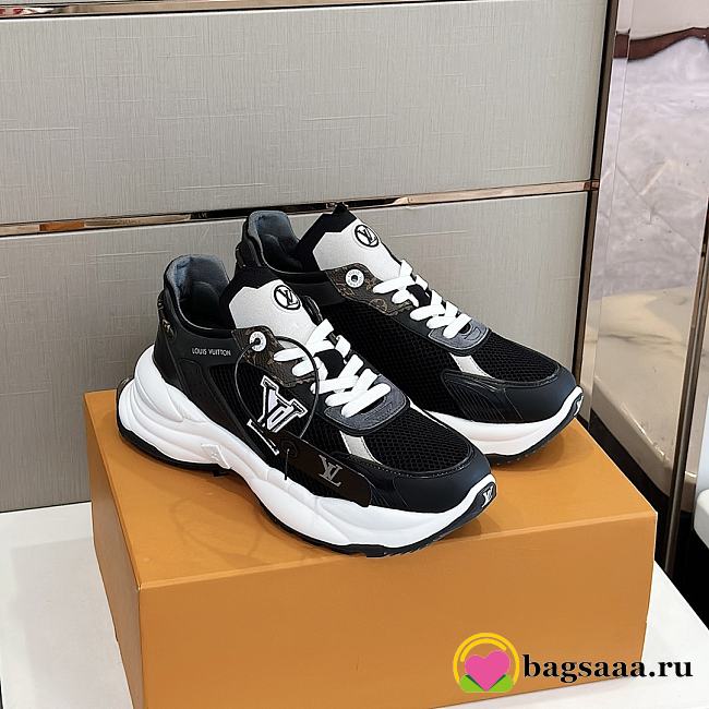 Bagsaaa Louis Vuitton Black Trainer Sneaker - 1