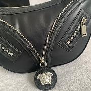 	 Bagsaaa Versace Medusa Repeat Leather Shoulder Bag - 29 x 5 x 18cm - 2
