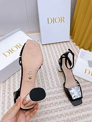 Bagsaaa Dior La Parisienne Heeled Sandal Black 10cm - 2
