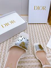 	 Bagsaaa Dior La Parisienne Heeled Sandal White 10cm - 2