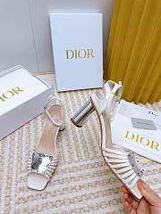 	 Bagsaaa Dior La Parisienne Heeled Sandal White 10cm - 6