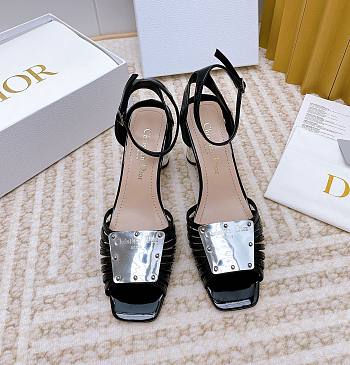 Bagsaaa Dior La Parisienne Heeled Sandal Black 10cm