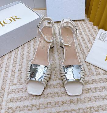 	 Bagsaaa Dior La Parisienne Heeled Sandal White 10cm