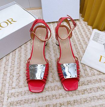 	 Bagsaaa Dior La Parisienne Heeled Sandal Red 10cm