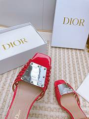	 Bagsaaa Dior La Parisienne Heeled Sandal Red 10cm - 6
