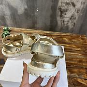 Bagsaaa Dior act sandal lambskin leather gold - 4