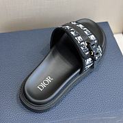 Bagsaaa Dior Oblique Slides  - 3
